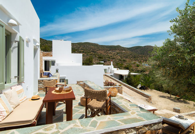 Apartments with two bedrooms at Thymari villas in Sifnos